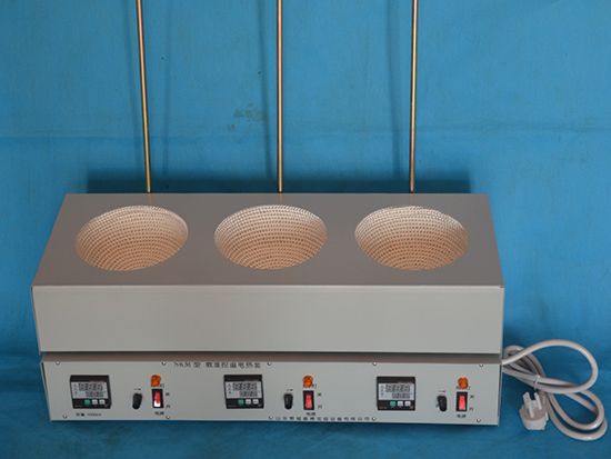 點擊查看詳細(xì)信息<br>標(biāo)題：SKM型數(shù)顯控溫電熱套（1000mLx3孔） 閱讀次數(shù)：3095