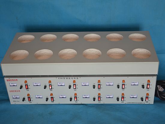 點擊查看詳細(xì)信息<br>標(biāo)題：KDM型調(diào)溫電熱套（250mLx12孔） 閱讀次數(shù)：3039